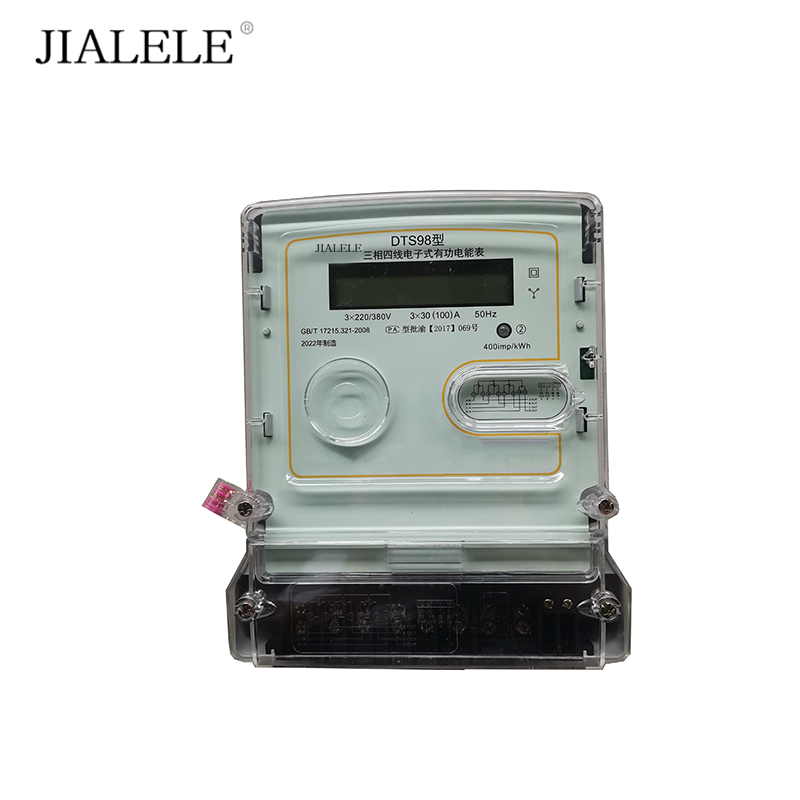 JIALELE 三相四线电子式电能表(DTS98 3*30(100)A)台高清大图