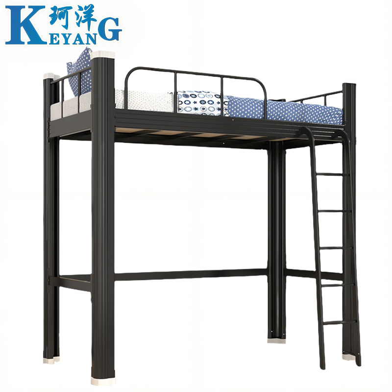 珂洋 公寓床 1米(黑色) 张高清大图