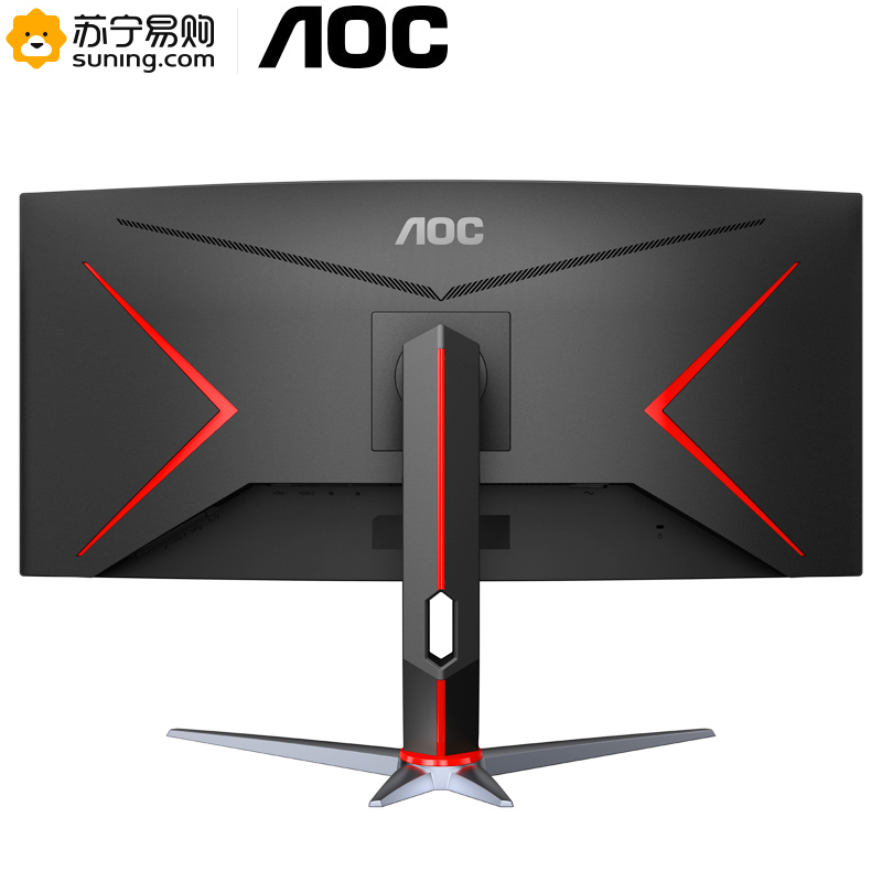 冠捷(AOC)34英寸曲面带鱼屏 LED背光 低蓝光 HDMI 200Hz 2K刷新率 超薄无边框 液晶台式电脑显示器144(CQ34G2Z)