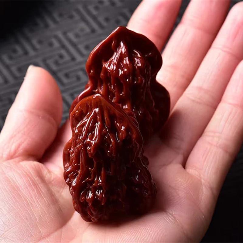 机刷包浆文玩核桃异形把玩小秋子狮子头花生葫芦半壁江山手捻红皮送女朋友七夕情人节礼物