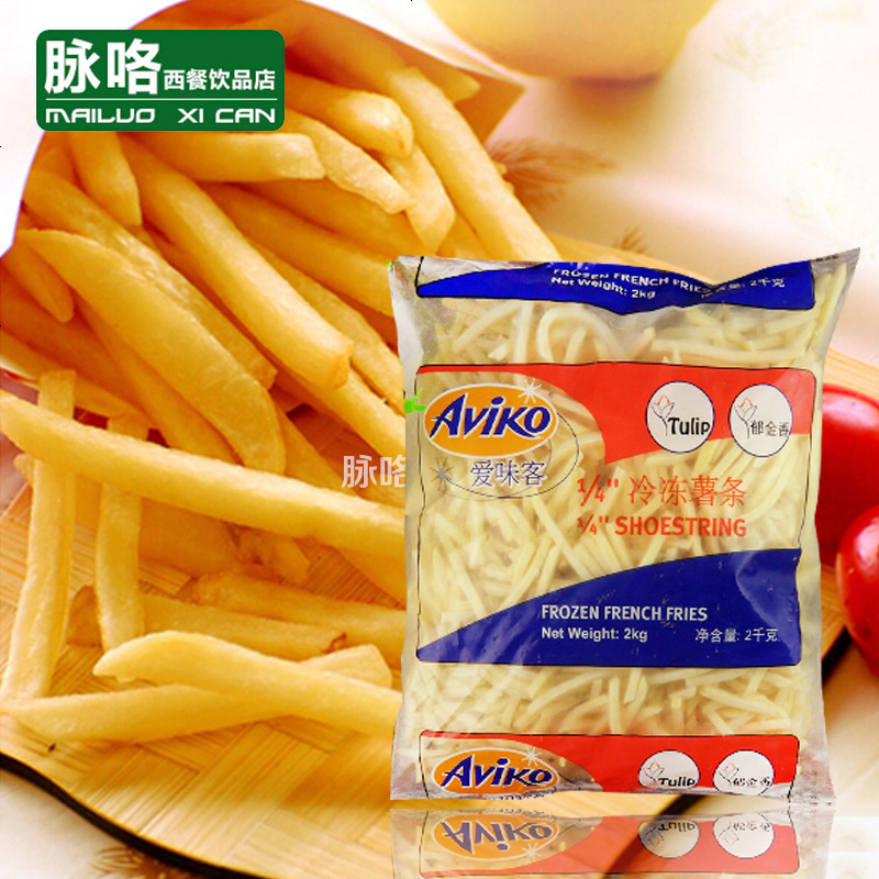 爱味客郁金香直薯2kg冷冻法式油炸薯条0112