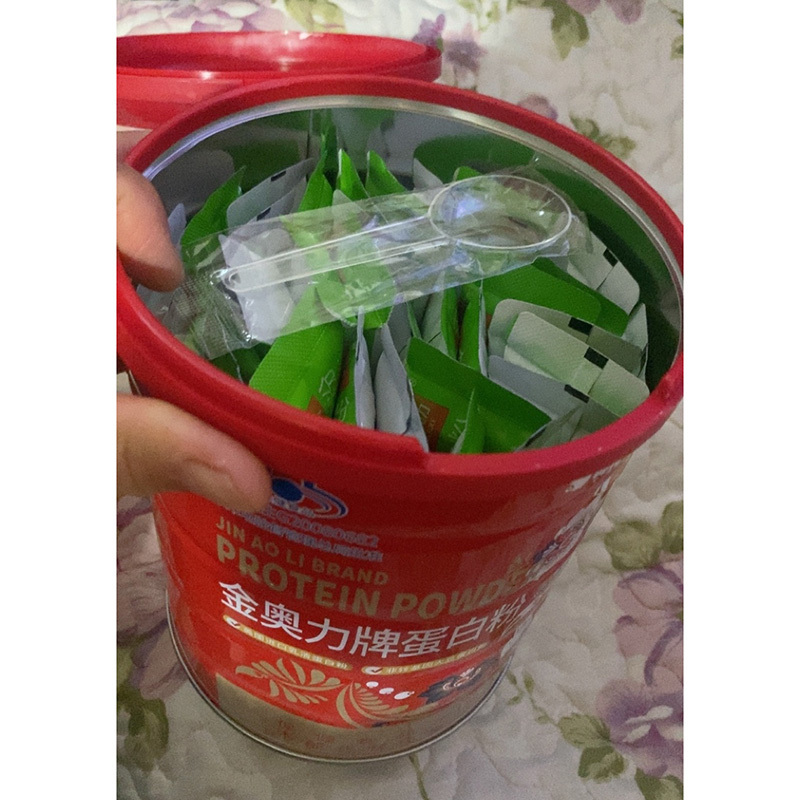 独立小包装金奥力牌纯蛋白粉+2铁皮石斛西洋参黄芪胶囊节日送礼佳品乳清蛋白质粉成人中老年增强免疫力病后术后恢复营养品补品高清大图