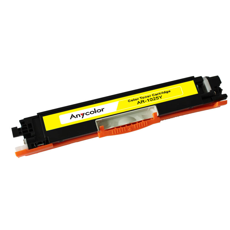 欣彩CE312A专业版AR-1025Y粉盒黄色适用惠普CP10251025NW MFP M175A M175NW高清大图