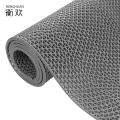 衡欢(HENGHUAN)S型加密加厚升级款防滑地垫RZ-DZ04/米（灰色/1.5m长*1.2m宽*5mm厚）