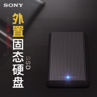 索尼（SONY） 移动硬盘 微单相机连接 新款SSD外置固态硬盘USB3.0接口 SSD固态硬盘