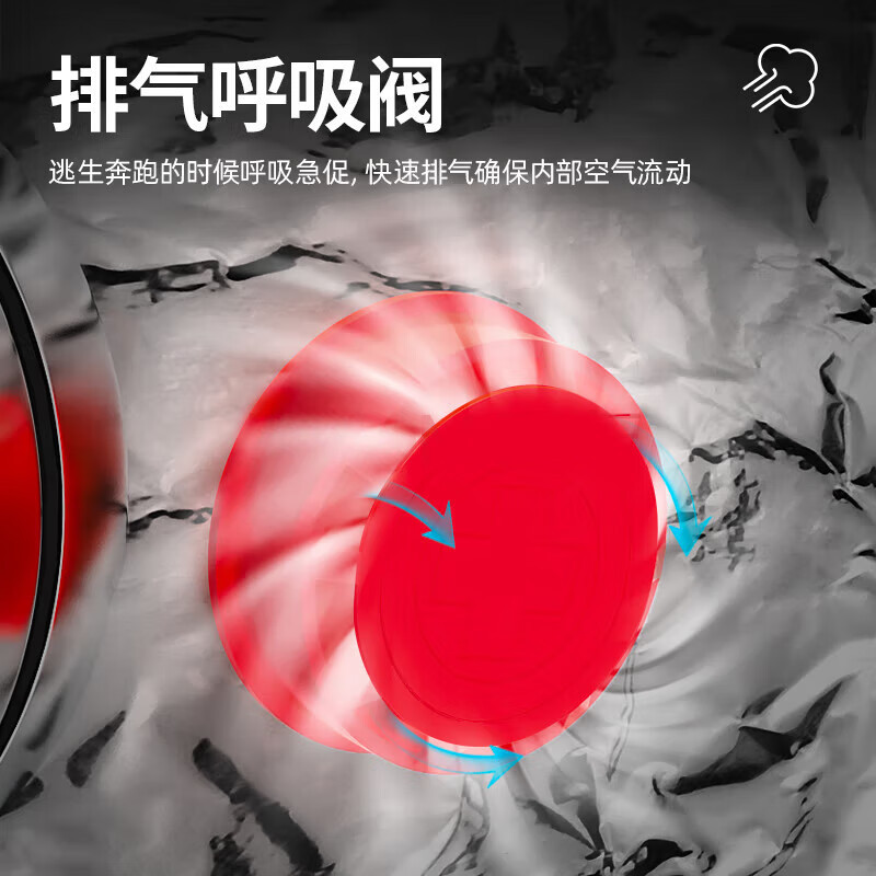 565_防毒面具 防毒面具防烟面罩火灾逃生 TZL30过滤式自救呼吸器