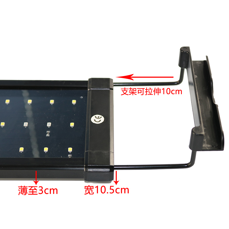 支架鱼缸灯照明灯增艳led灯防水缸水灯全光谱鱼缸水族箱高清大图