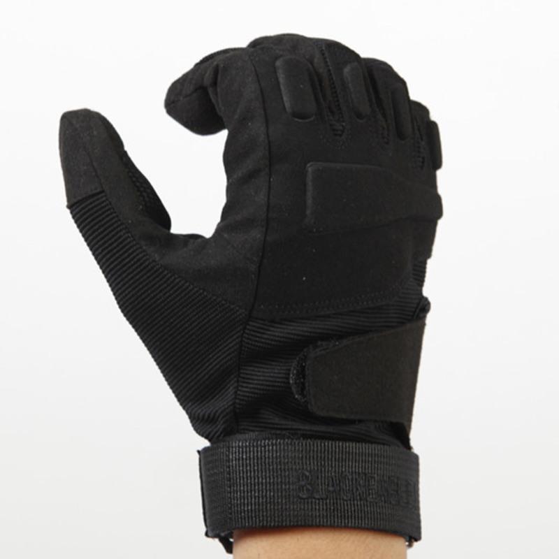 战术登山防水防风防滑春秋冬摩托车战狼同款手套升级版黑色无赠品m