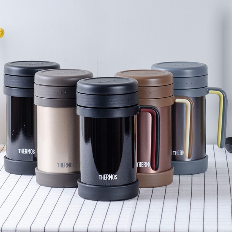 膳魔师thermos保温杯不锈钢水杯保温水杯男士水杯茶杯男士马克杯tcmf