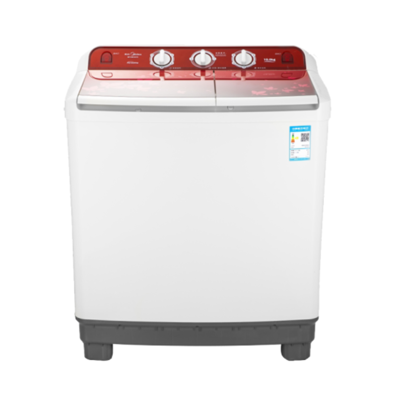 美的(midea)10公斤半自动 mp100-s875 双桶双缸洗衣机 大容量洗涤 双