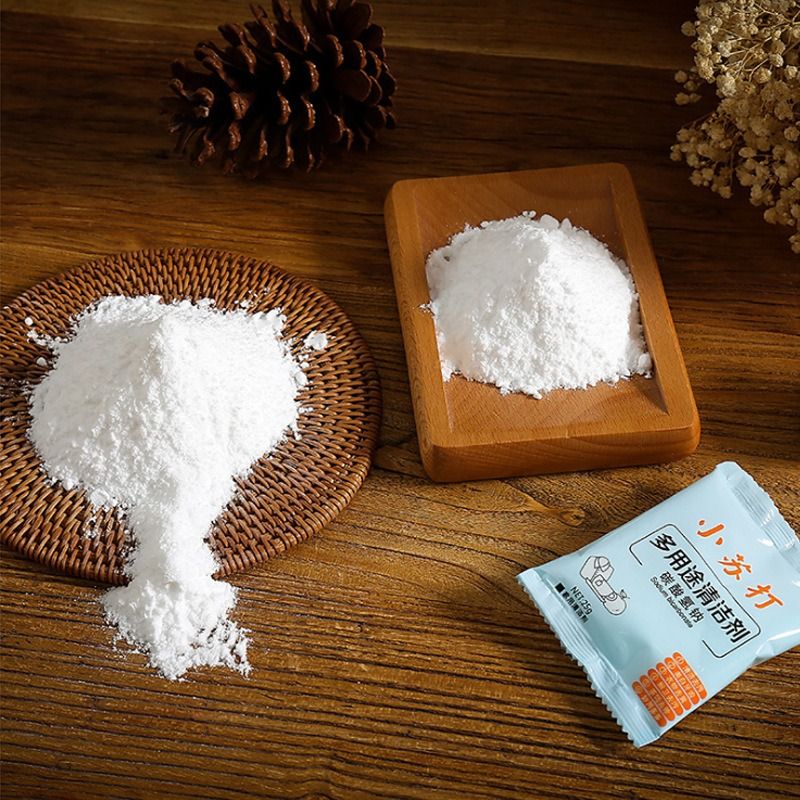 [补贴10%]小苏打粉去污清洁剂强力除垢洗衣服家用用厨房水垢油污去黄 [5包]使用装高清大图