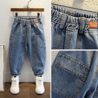 男童裤子春秋款6小男孩5中童牛仔裤宽松2021年春季小童3男宝潮4岁
