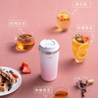 圈厨全自动煮茶养生壶煮茶器奶茶机网红家用小型办公迷你智能便携CR-MT01复古白