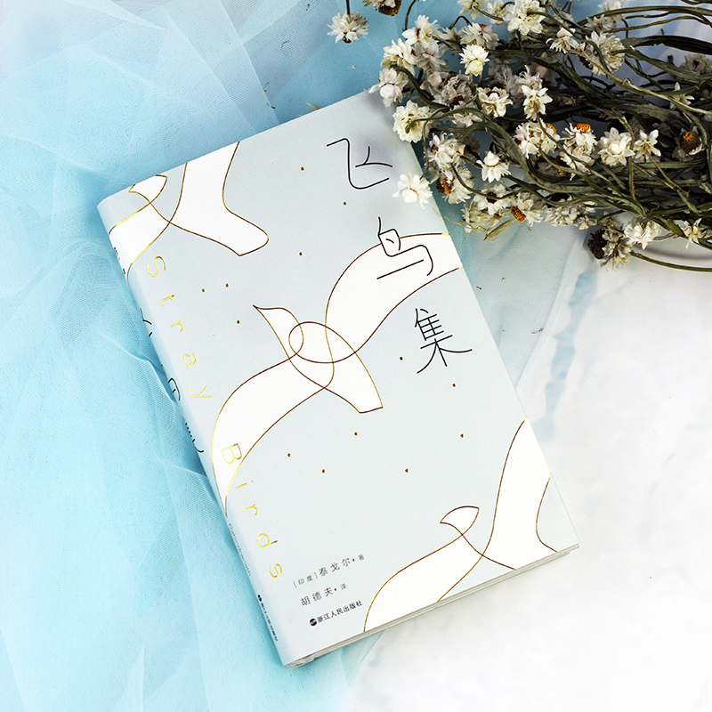 [正版]飞鸟集 2023 精装典藏版 大冰 民谣之父胡德夫深情新译 中小学生丛书 中英对照全译本 图书书籍高清大图