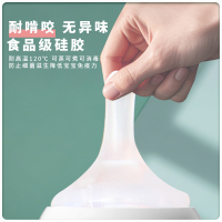 2个装离乳吸管水嘴(适合8个月以上)新生婴儿适配贝亲奶瓶防胀气5cm奶瓶通用宝宝