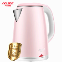 奥林格(AOLINGE) HW-200C家用电热水壶全自动断电304不锈钢电热烧水壶开水壶热水壶防干烧煮茶器2L 静谧粉