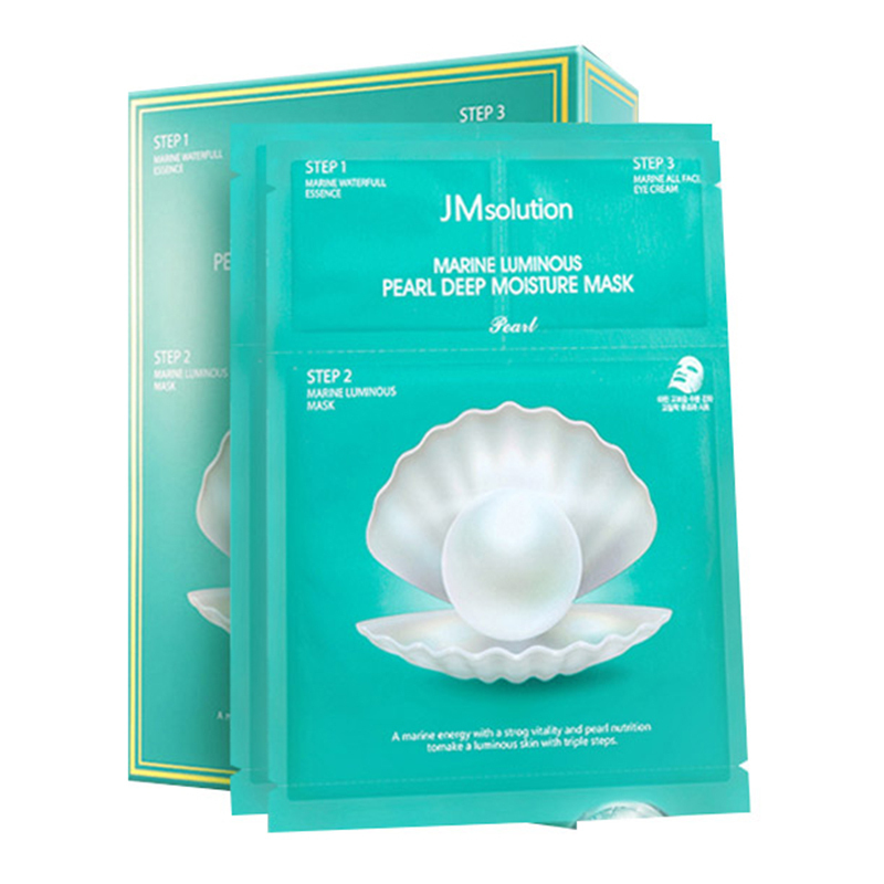 肌司研 JMsolution海洋珍珠保湿面膜三部曲30g*10片 三盒特惠装(韩国进口 JM 珍珠面膜 深层补水润肤)