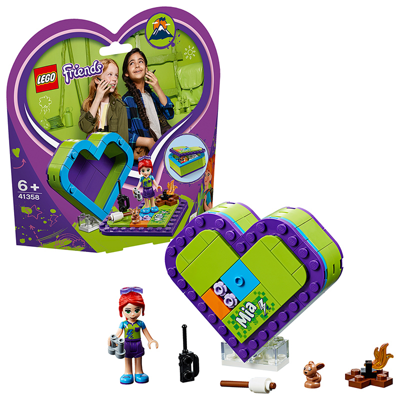 LEGO 乐高 Friends好朋友系列 米娅的爱心藏宝盒41358 积木玩具