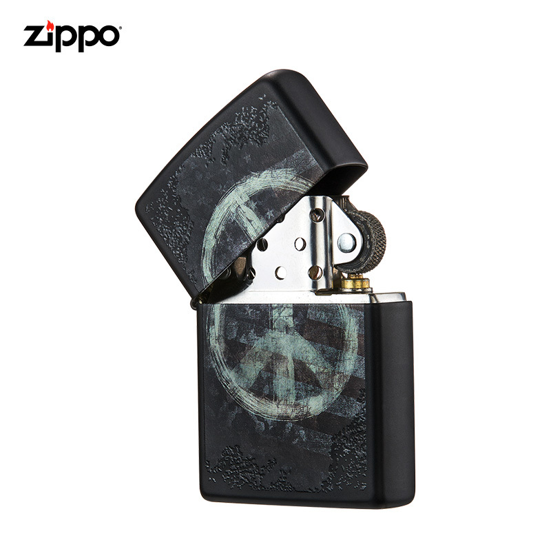 ZIPPO芝宝打火机美国原装正版和平之歌礼盒套装ZIPPO打火机 男友生日礼物 ZCBT-44