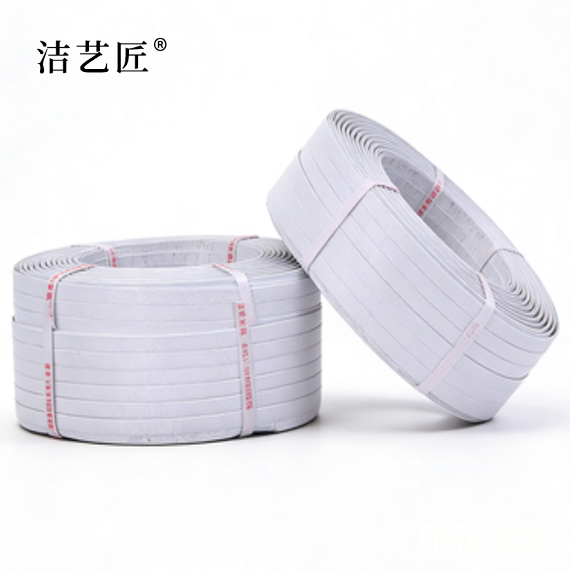 洁艺匠 JYJ730 手工打包带 聚丙烯 宽15mm*厚1.6mm 重10kg约400米(计价单位:卷) 白色高清大图