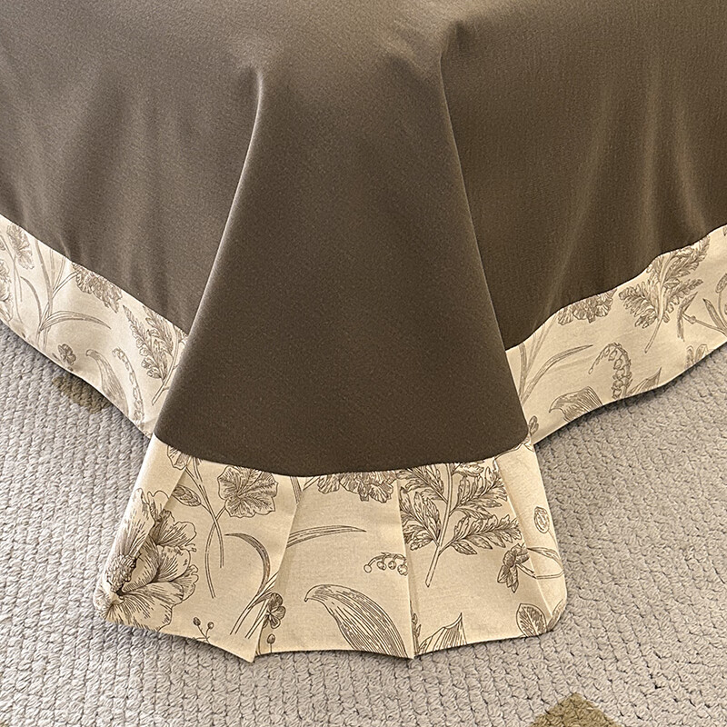 娇好韵 A类全棉四件套-烟云-特价款 200*230cm高清大图