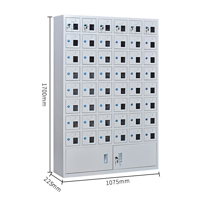 鑫虎威 办公家具手机存放柜48门对讲机管理柜手机保管箱存放箱手机保管寄存柜无外门