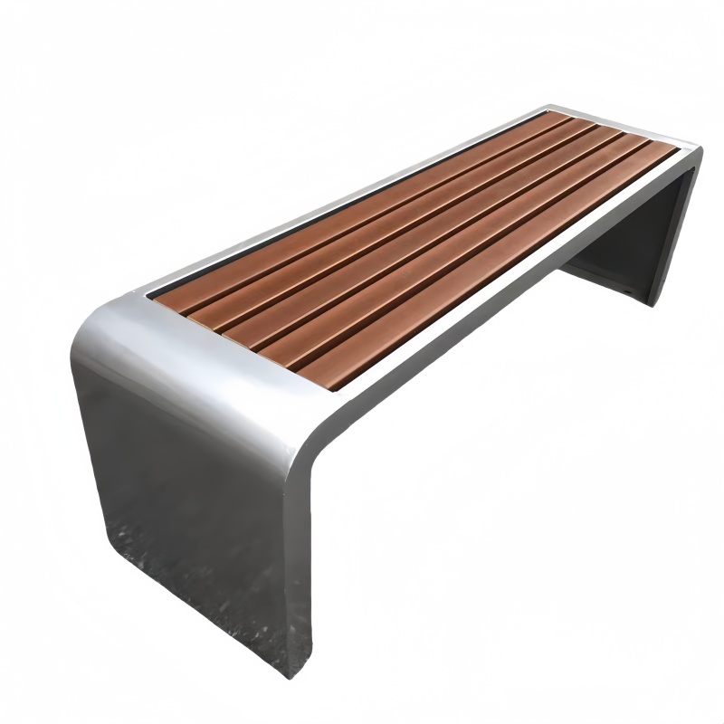 攸形户外长椅100*40*45cm张高清大图