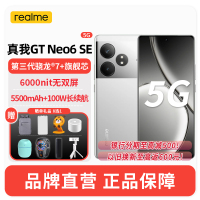 真我GT Neo6 SE 8GB+256GB流银骑士 5G智能手机