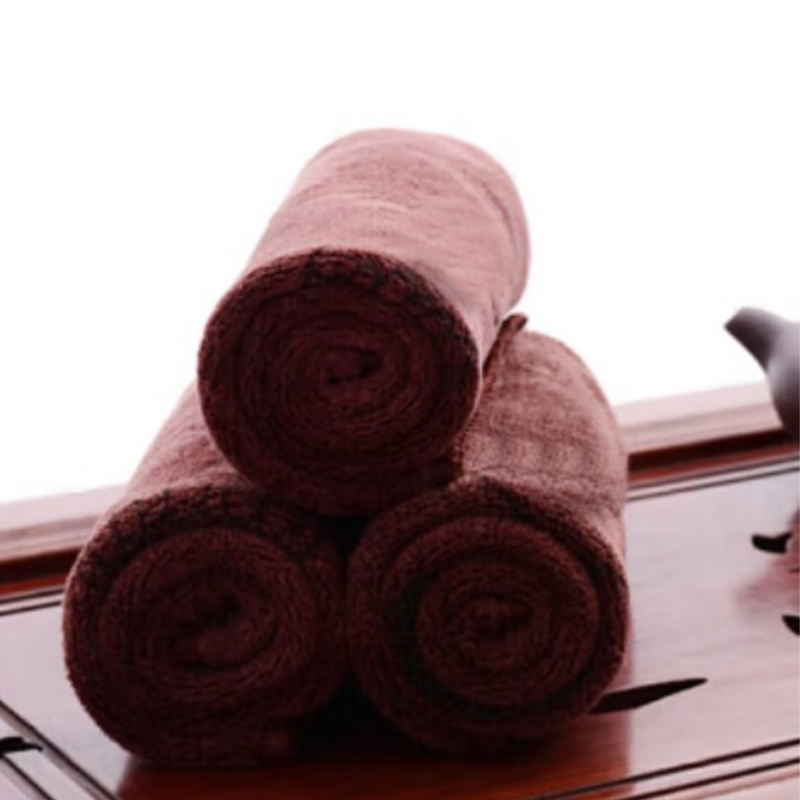 鸿灵睿芯 YJ02 咖啡色毛巾(计价单位:个)咖啡色高清大图