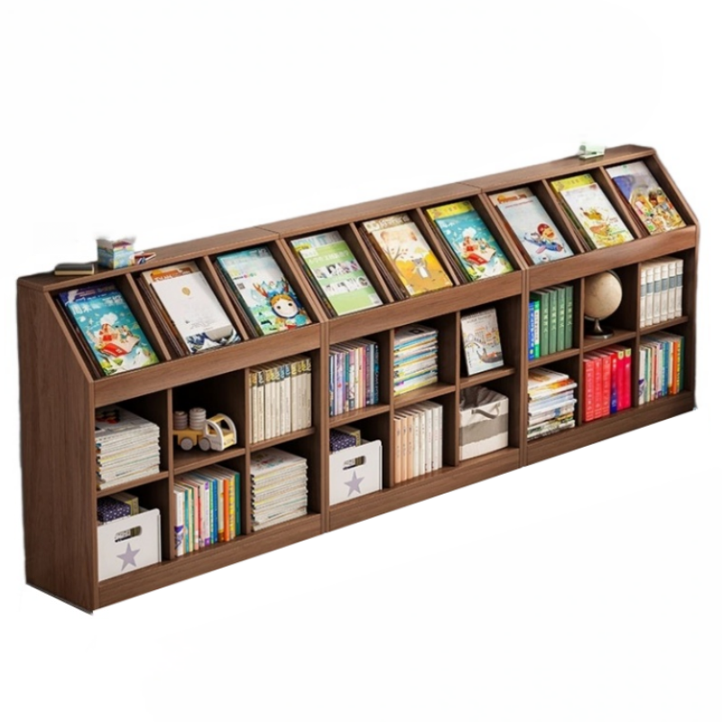 铭思达书架三组282cm套高清大图