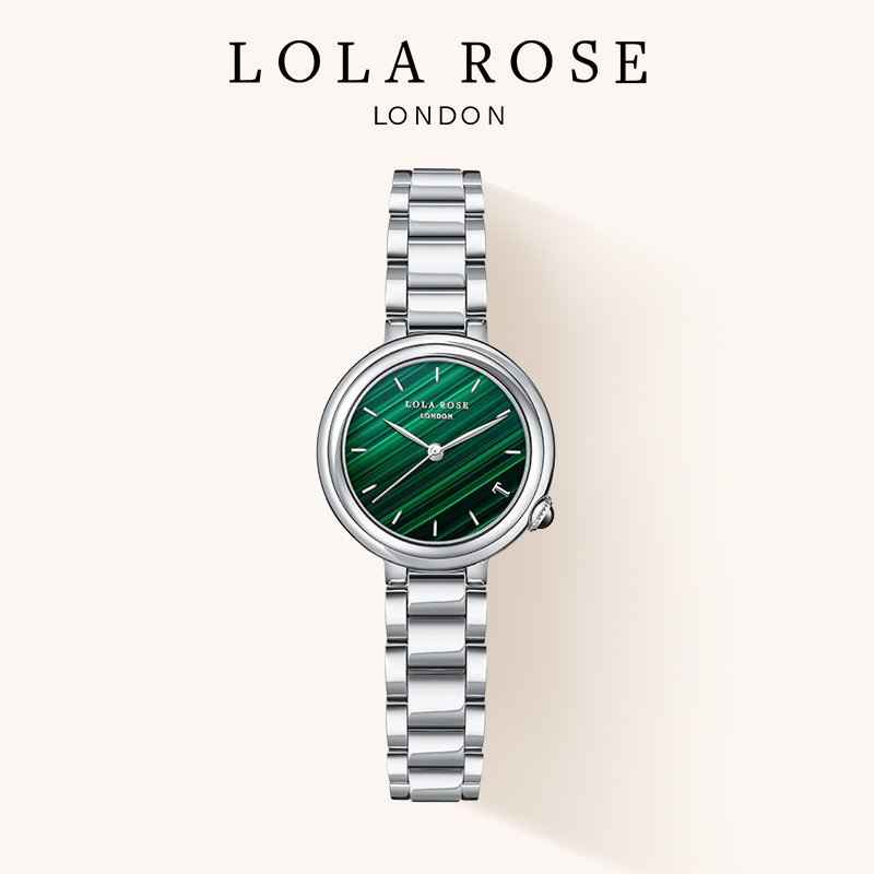 Lola Rose罗拉玫瑰 小绿表手表女款气质女士手表