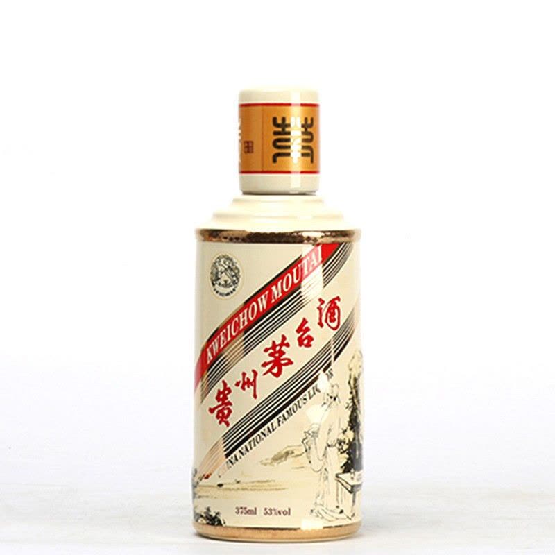 茅台/MOUTAI 贵州茅台卡慕李白375ml 酱香型白酒珍藏系列53度单瓶装假一