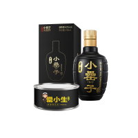 【酒厂自营，品质保障】古井小罍子42度130ml*1瓶浓香型纯粮食白酒加享下酒菜麻辣花生1罐