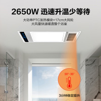 志高（CHIGO） 集成吊顶多功能风暖浴霸双电机液晶显示LED照明暖风机A6011