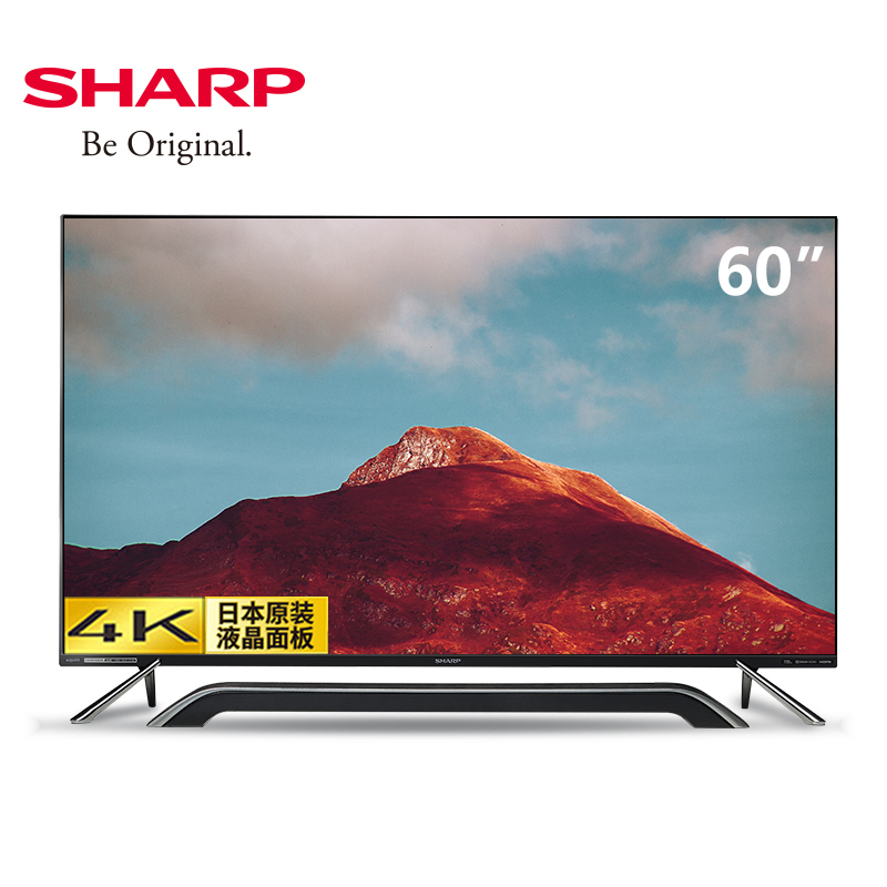 夏普(sharp)lcd-60su870a 60英寸4k超高清平板电视机煌彩画质日本原装