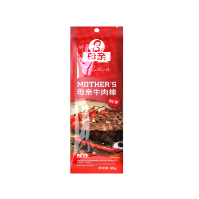 养生堂 母亲牛肉棒60g*2袋 (辣味) 优选牛肉办公室即食