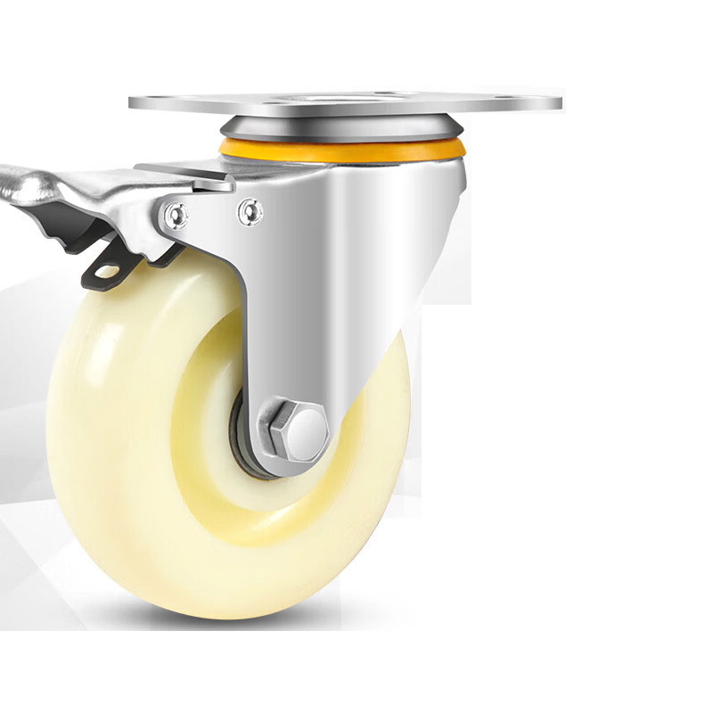 鑫睿辉 尼龙刹车轮 4寸 个高清大图