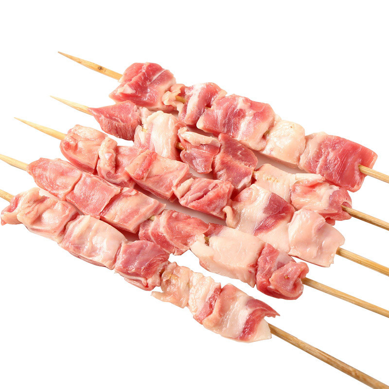 新鲜羊肉串 烧烤食材 烤串 羊肉筋串 内蒙古新鲜羔羊肉 60串约960g