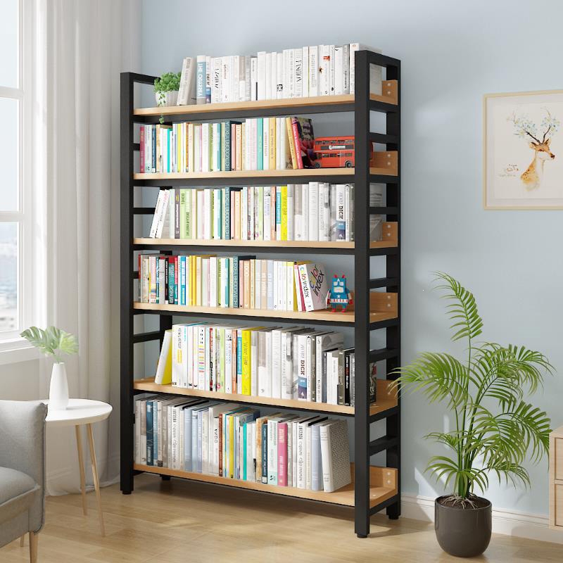 符象书架书柜多层家用置物架落地铁艺网红收纳儿童简易客厅卧室图书馆