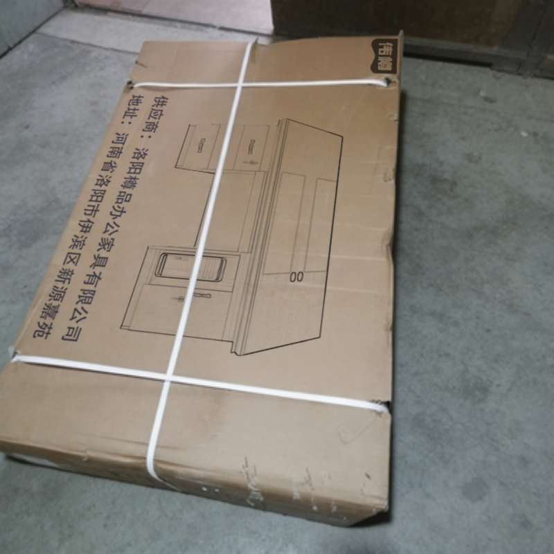 伟樽电脑桌双人位160*120*76cm张高清大图