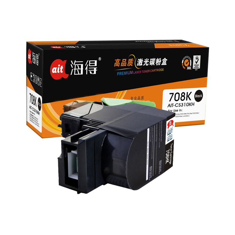 海得 CS310KH硒鼓(墨粉)专业版K版黑色单支装(适用利盟CS 510dn 70C80K0 )打印页数:4000高清大图