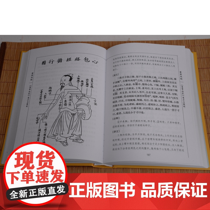 [央视网]黄帝内经 精注全译 六册套装 白话全集皇帝内经 全本文白对照素问灵柩原文译文中医养生全六册 CX高清大图