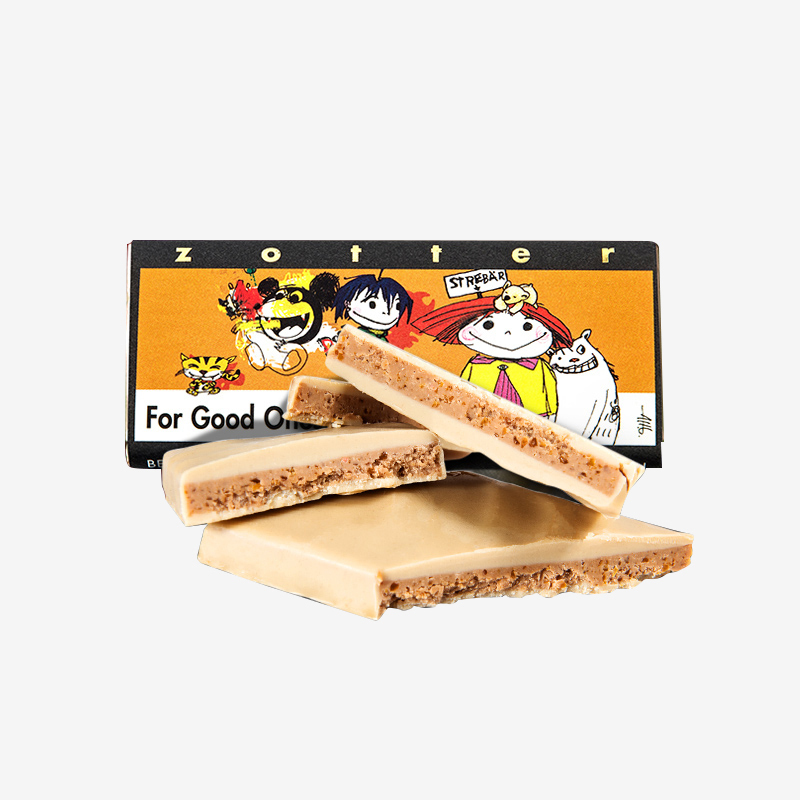 Zotter“意中人”玫瑰蜂蜜手工夹层巧克力70g