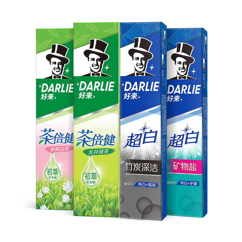 DARLIE好来(原黑人)牙膏超白茶倍健清新口气高清大图