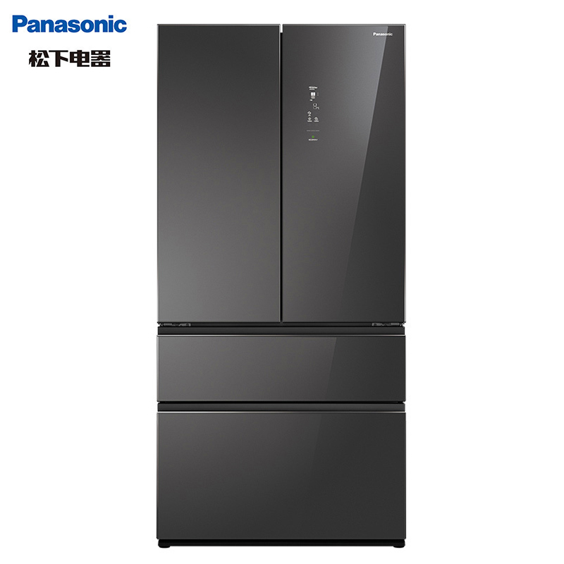 松下(Panasonic)NR-EW61TX1-M 618升 多门冰箱 变频节能 家用 电冰箱 风冷无霜 智能静音 黑色高清大图