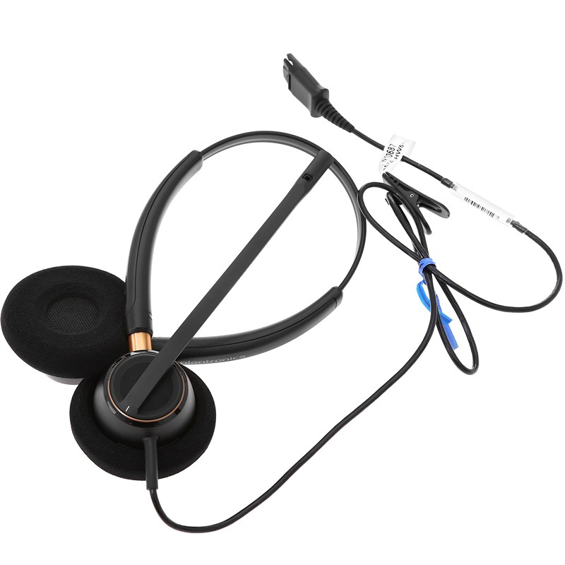 缤特力(Plantronics)HW520 专业话务双耳耳麦/坐席耳机