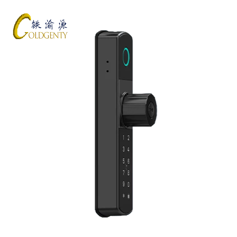 铁渝源 指纹刷卡密码智能锁 GT-K8 把高清大图