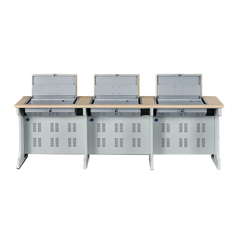 SONGLIM 盛松林 三人位翻转电脑桌 2100mm*600mm*700mm 张