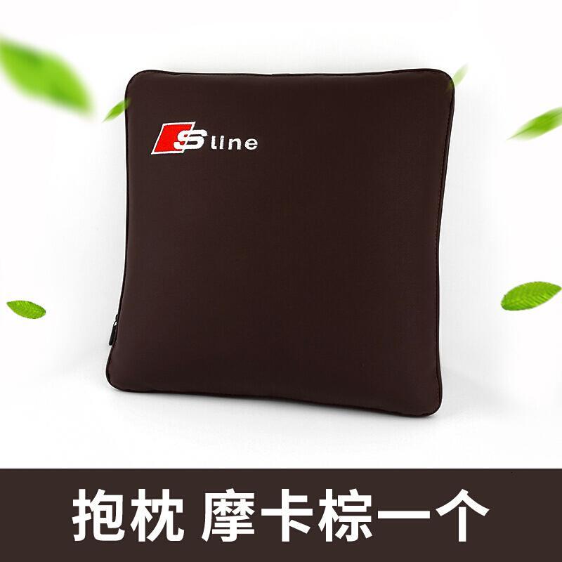 奥迪抱枕被子空被靠枕Q5Q3Q7A3汽车用品Q5L/A6L车内饰A4L改装饰SN0130