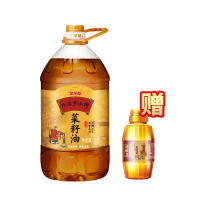 金龙鱼 外婆乡小榨菜籽油5L 食用油 菜籽油 非转基因优质菜籽油 地道香醇 少油烟
